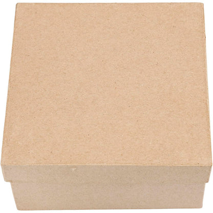 Creativ 10+12 5+15 cm Papier Mache Square Boxes 3 Assorted