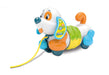 Clementoni 17262 - Pull Along Dog for Baby Toddlers, Multi-Coloured, ages 10 months plus Puppy Toy on Lead (Cagnolino Trainabile)