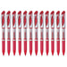 Pentel Energel XM 0.7mm Tip Gel pen - Red (Pack of 12