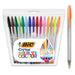 Bic Cristal Multicolour Ballpoint Pens With Wide Tip (1.6mm) Pens For Colourful Writing In Assorted Colours, Pack Of 30