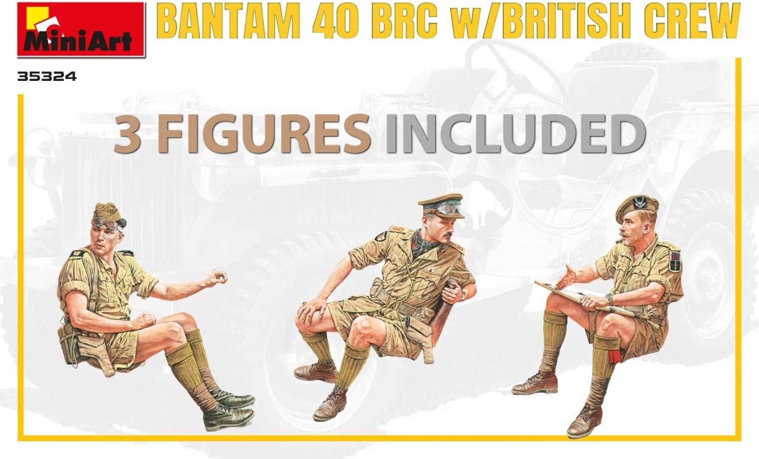 MiniArt- Bantam 40 BRC Kit de Modelo de plástico, Small (35324