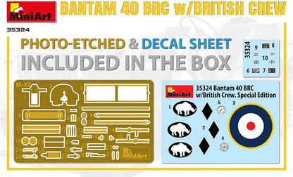 MiniArt- Bantam 40 BRC Kit de Modelo de plástico, Small (35324