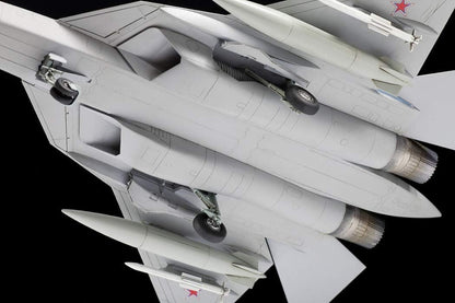 Zvezda 7319 SU-57 500787319-1:72 Sukhoi SU-57-Plastic Construction Model Kit-Assembly-for Beginners-Detailed, Unvarnished