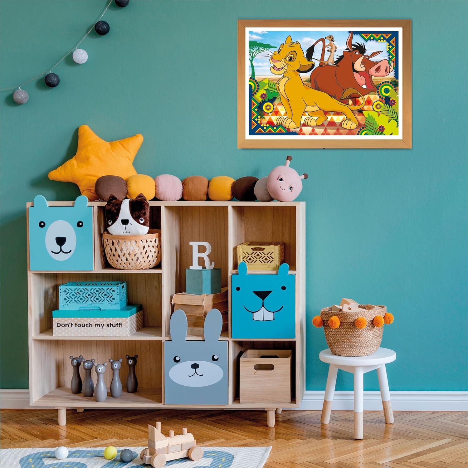 Clementoni - 21604 - Supercolor Puzzle for children - Disney Lion King - 2 x 60 Pieces Puzzle