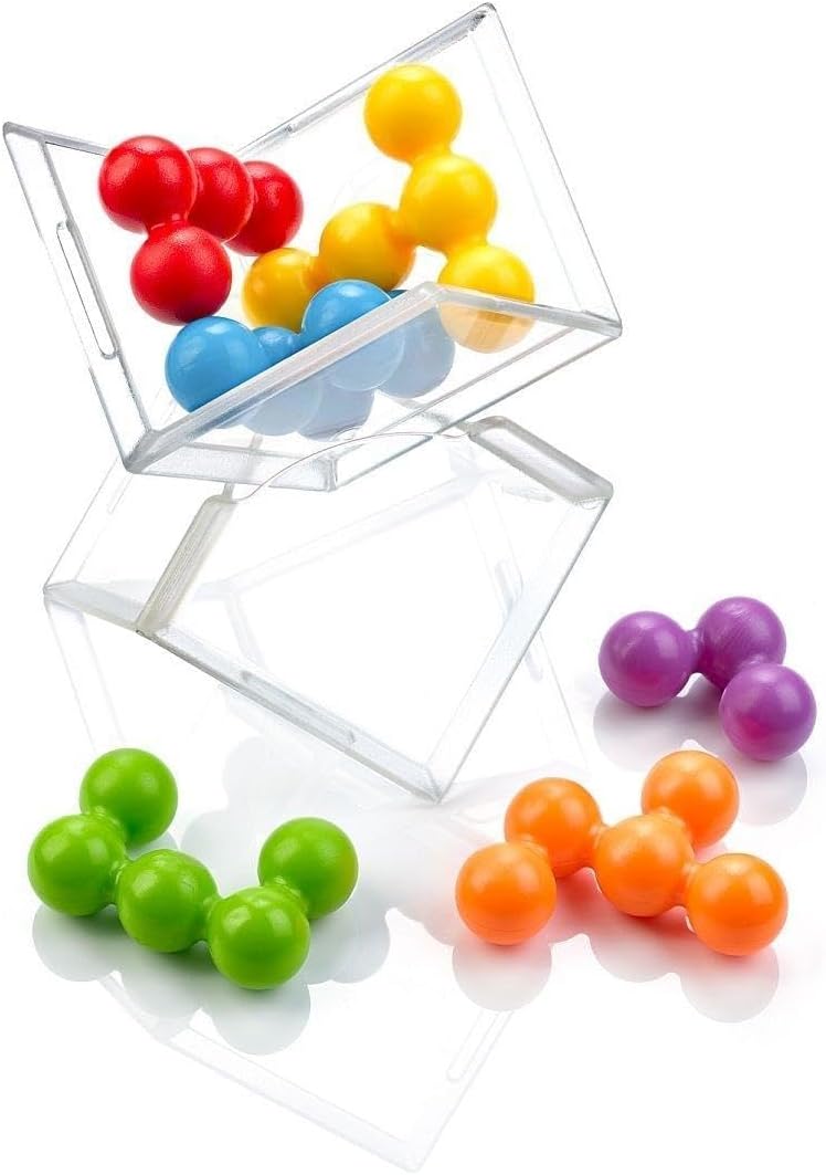SmartGames – Cube Puzzler PRO – 3D Puzzel Tiener 10+ – 3x3x3 Kubus – 80 Solo Uitdagingen – Educatief Logicaspel – Sferische Stukken – Opbergdoos – Cadeau voor Onderweg