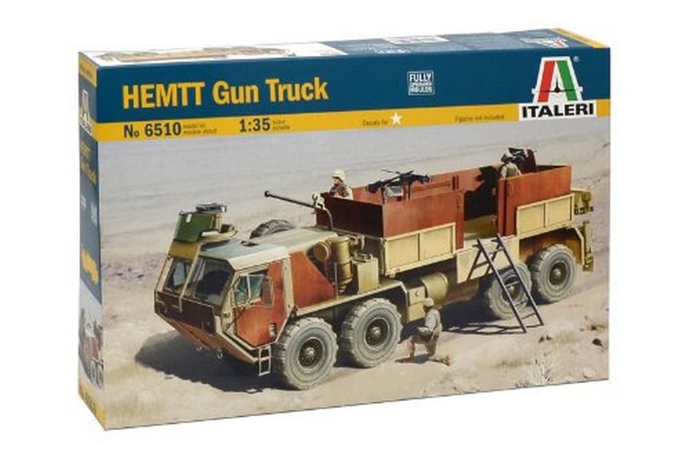 Italeri - HEMTT (Heavy Expanded Mobility Tactical Truck) gun truck 1:35 (ITA556510