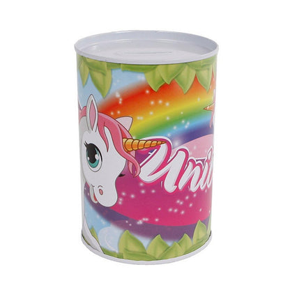 Van Manen Piggy Bank Unicorn Girl Steel 8.5 x 11.5 cm