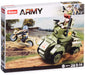 Sluban-M38-B0710 UK Army-MK2 Wheeled Armored Vehicle, Multicolor, Large (M38-B0710