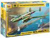 Zvezda 7283 500787283-1:72 PetlyakovPe-2 Soviet Fighter/Bomber Plastic Construction Kit Model Kit Assembly Kit for Beginners Detailed, Unpainted