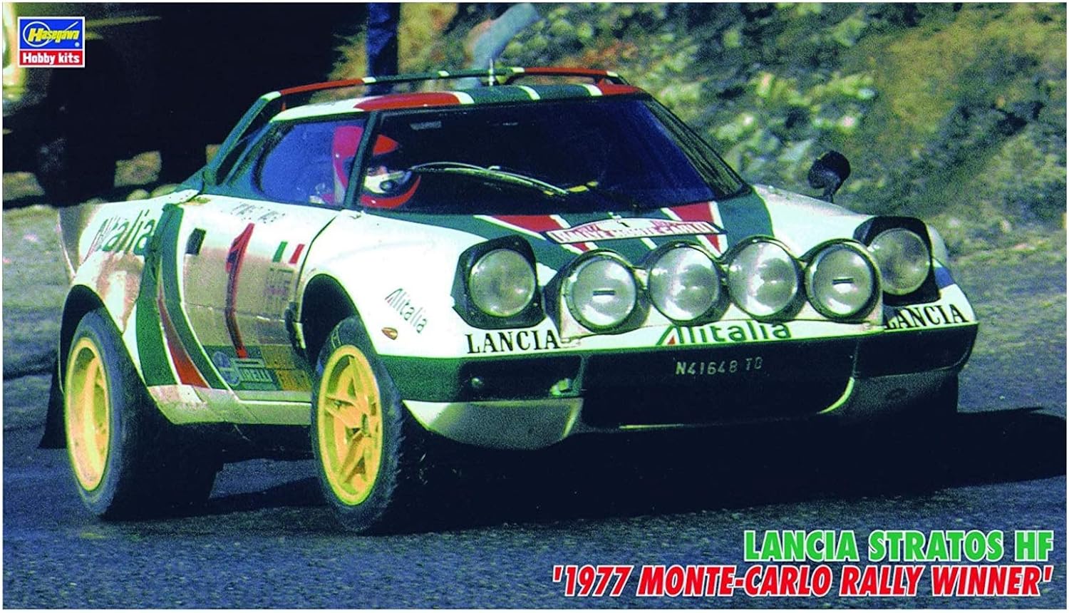 Hasegawa CR32 1/24 Lancia Stratos HF, 1977 Monte Carlo Plastic Model kit