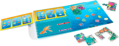 SmartGames - Coral Reef, Magnetic Puzzle Game with 48 Challenges, 4+ Years
