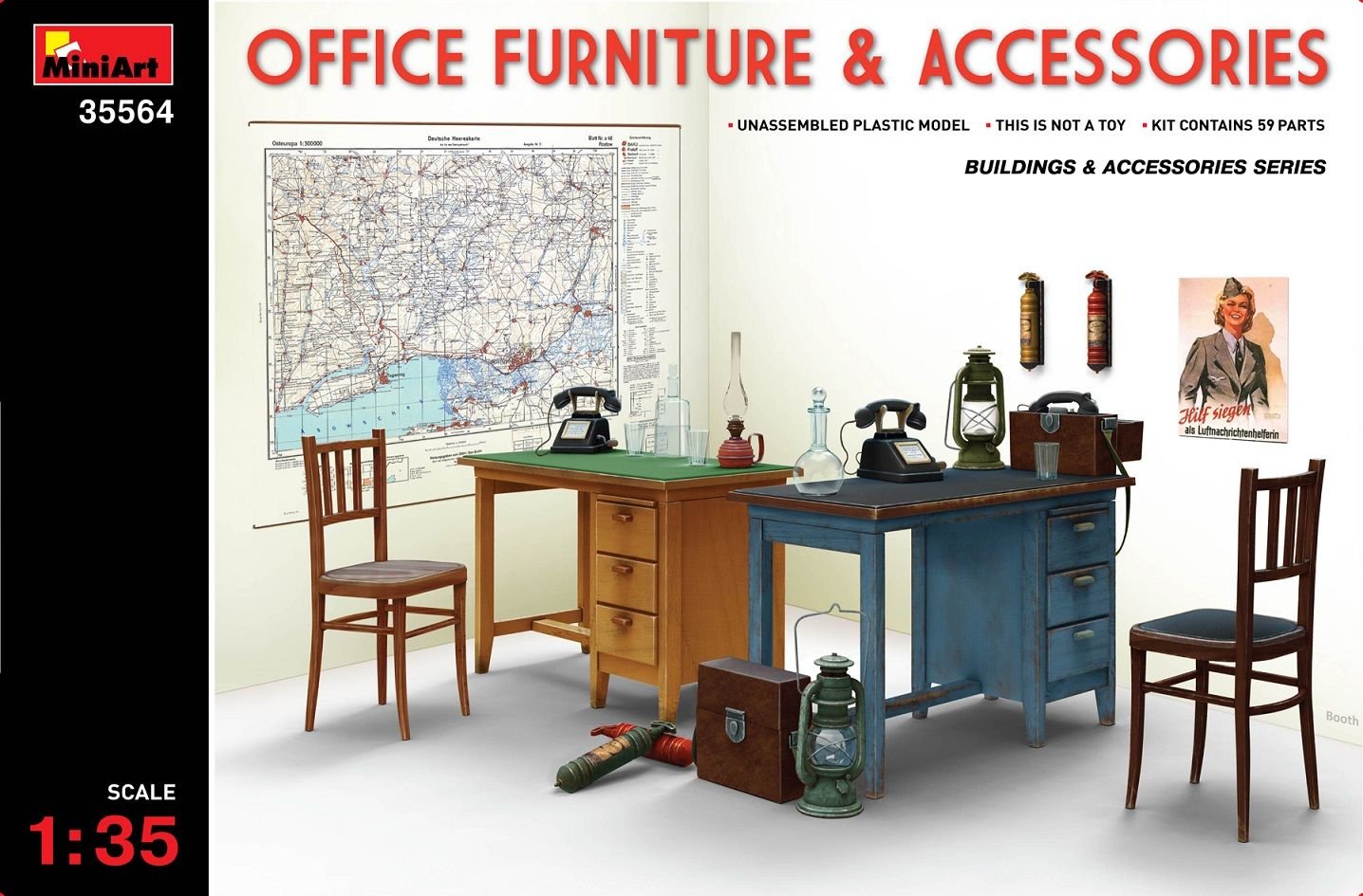 Miniart MIN35564 Model Kit, Various