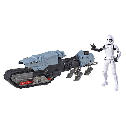 Star Wars Galaxy of Adventures First Order Driver and Treadspeeder 5-Inch Scale Figure and Vehicle Toy 2-Pack with Fun Blaster Feature