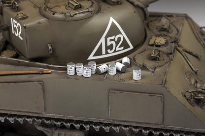 Zvezda 530003702 1:35 M4A2 Sherman (75 mm) Medium US WWII Model Kit, Plastic Construction Kit, Assembly Kit for Assembly, Detailed Replica