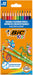 BIC Kids Evolution Illusion Erasable Colored Pencils, Pack of 12