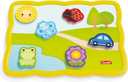 Quercetti - 0231 Smart Puzzle First Words & Colours Shapes & Colours