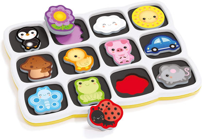 Quercetti - 0231 Smart Puzzle First Words & Colours Shapes & Colours