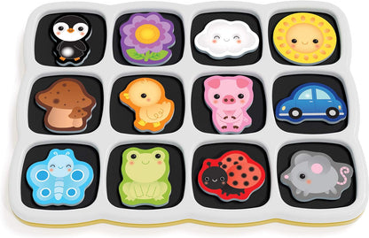Quercetti - 0231 Smart Puzzle First Words & Colours Shapes & Colours