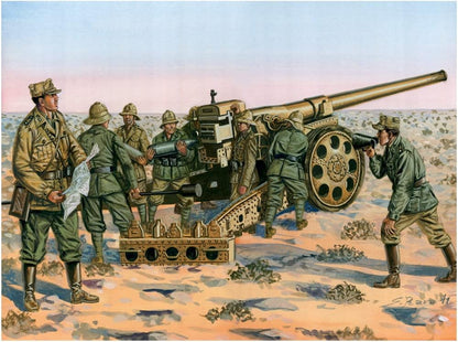 Italeri 510006165, 1:72 Italian cannon 149/40, column