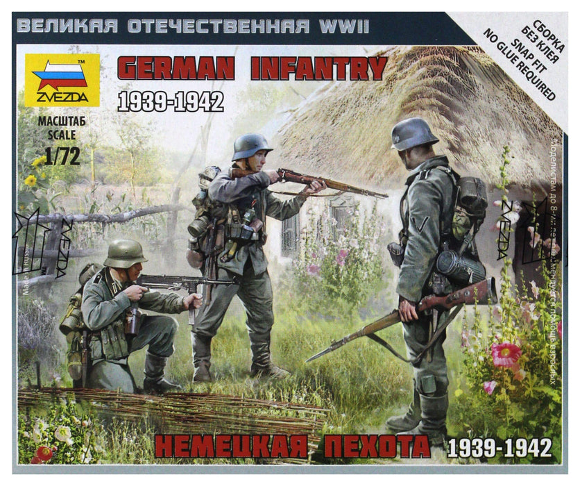 Zvezda German Infantry 1941 model kit, scale 1:72, Z6105