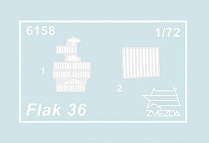 Zvezda 500786158 – 1:72 German Flak 36/37, 88 mm
