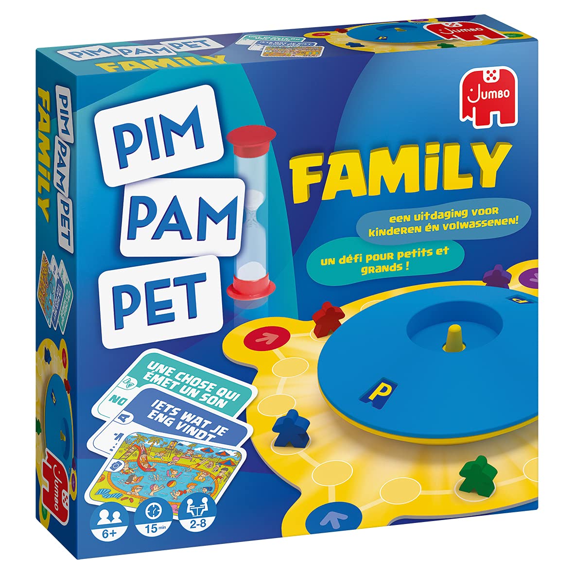 Jumbo Pim Pam Pet Family Familie Editie Gezelschapsspellen - Kinderen vanaf 6 Jaar - Nederlands - Familiespel