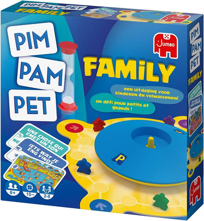 Jumbo Pim Pam Pet Family Familie Editie Gezelschapsspellen - Kinderen vanaf 6 Jaar - Nederlands - Familiespel