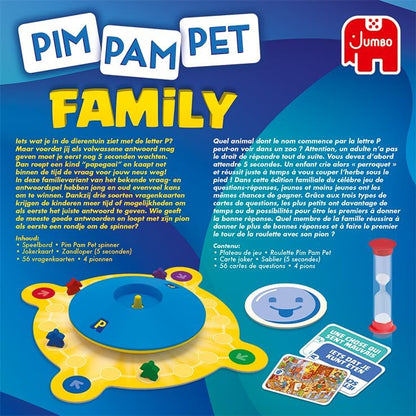 Jumbo Pim Pam Pet Family Familie Editie Gezelschapsspellen - Kinderen vanaf 6 Jaar - Nederlands - Familiespel