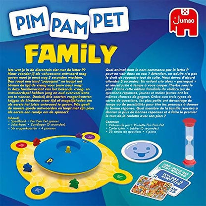 Jumbo Pim Pam Pet Family Familie Editie Gezelschapsspellen - Kinderen vanaf 6 Jaar - Nederlands - Familiespel
