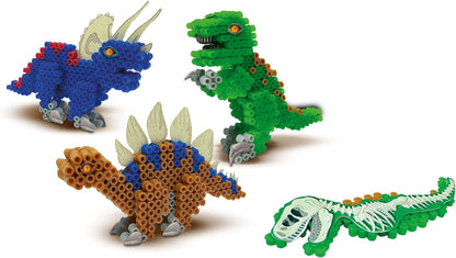 SES Creative 6262 Dinosaur Iron on beads-Dinos, Multicolor, Small