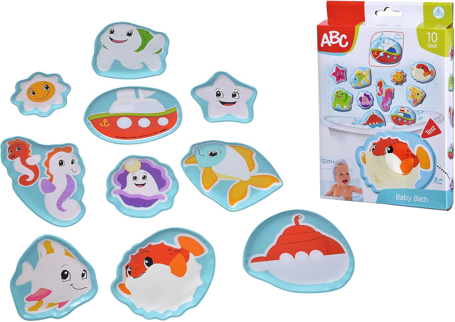 Simba ABC Magic Bath Puzzle, Multicolor, L (4006592051013