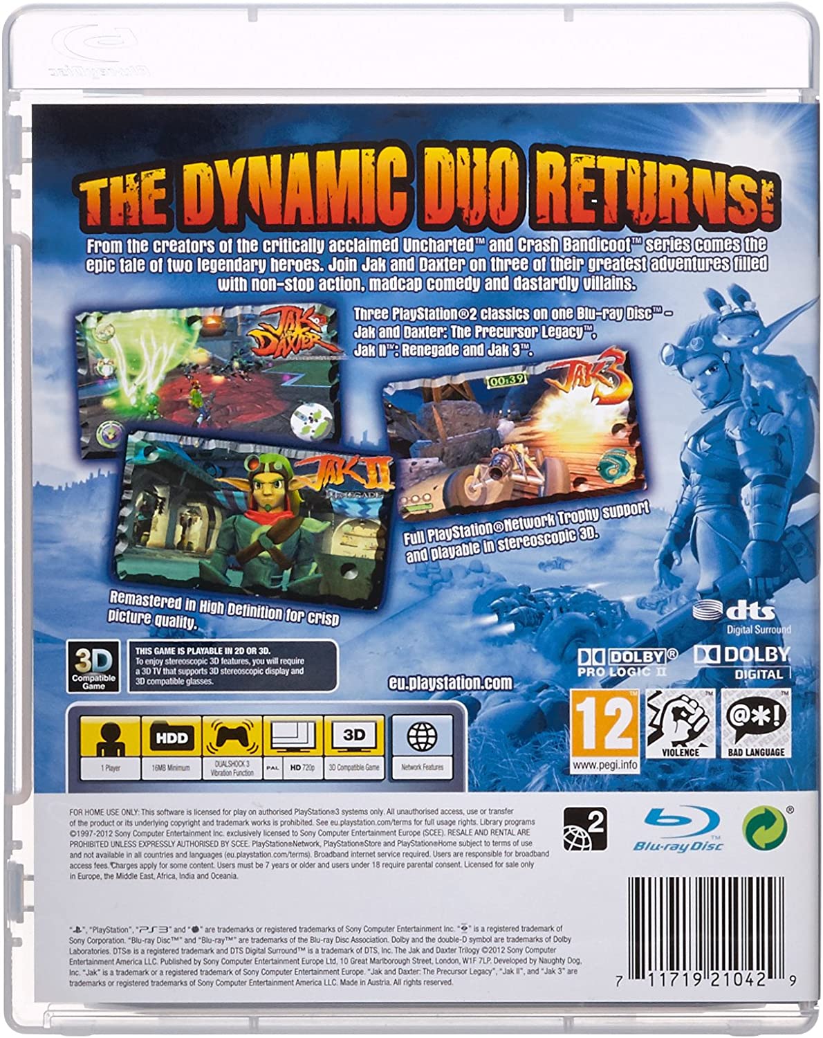 Sony Jak & Daxter HD Trilogy