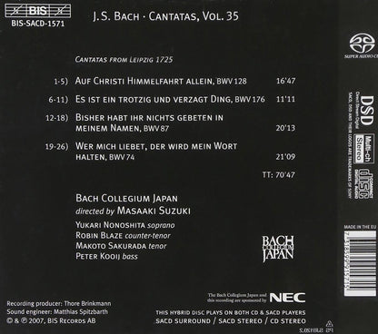 Cantatas Vol. 35 (Suzuki, Bach Collegium Japan)