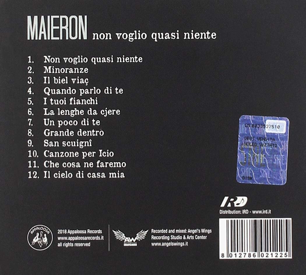 Non Voglio Quasi Niente