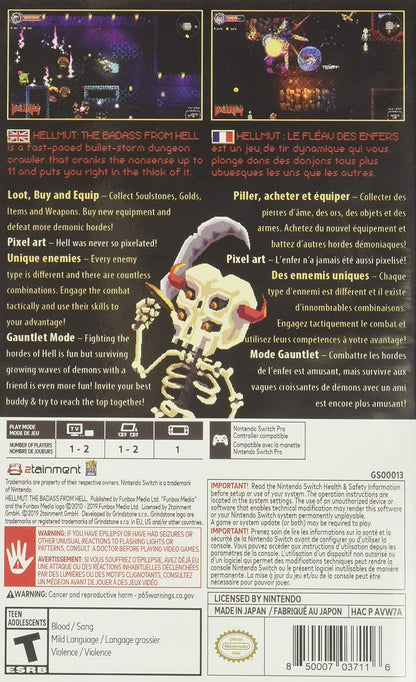 Hellmutt: The Badass From Hell - Nintendo Switch