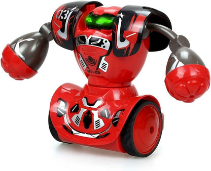 Silverlit- Ycoo by Kombat Boxer, op afstand bestuurd, 14 cm, 1 robot, met punching-balspeelgoed met geluidseffecten, 88053, 1 stuk