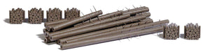 Busch 1379 Timber for Stockyard Kit