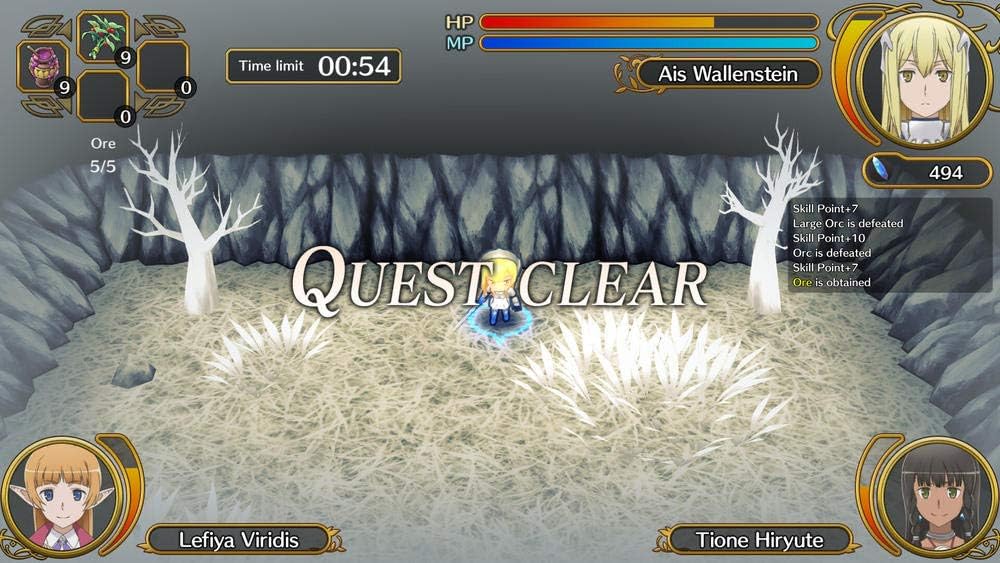 Is It Wrong To Try To Pick Up Girls in A Dungeon? Infinite Combate (PS4
