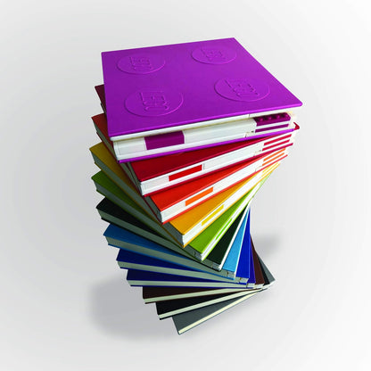 IQ LEGO Cuaderno Estacionario con Cierre - Cuaderno de Papelería con Bolígrafo de Gel