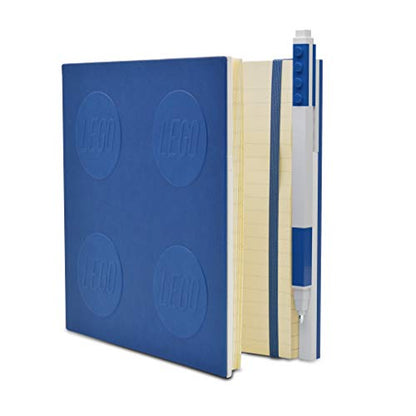 LEGO Stationery Locking Notebook with Gel Pen - Blue