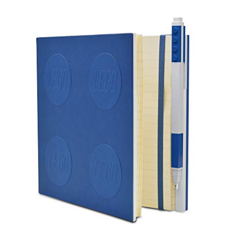 LEGO Stationery Locking Notebook with Gel Pen - Blue