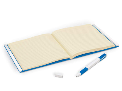 LEGO Stationery Locking Notebook with Gel Pen - Blue
