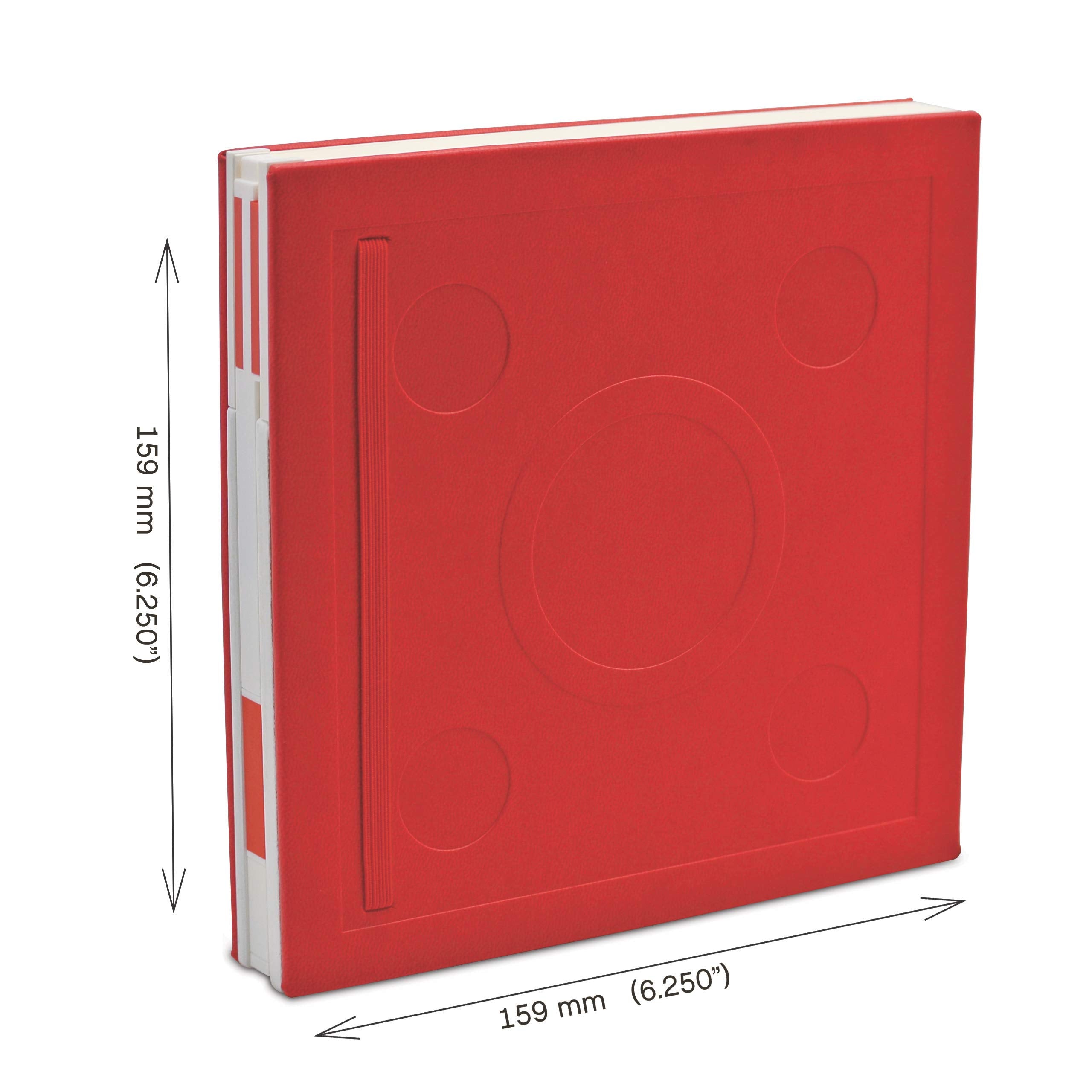 IQ LEGO Cuaderno Estacionario con Cierre - Cuaderno de Papelería con Bolígrafo de Gel