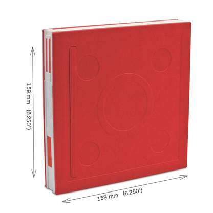 IQ LEGO Cuaderno Estacionario con Cierre - Cuaderno de Papelería con Bolígrafo de Gel