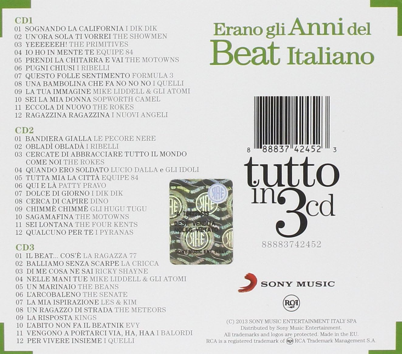 Erano Gli Anni Del Beat Italiano