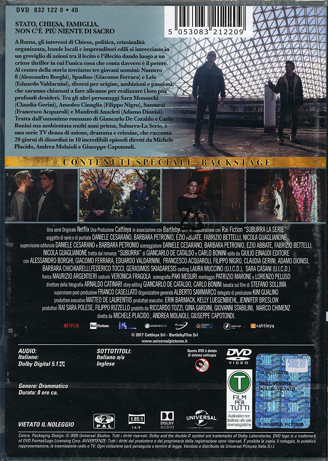 Suburra - Stagione 01 (3 Dvd