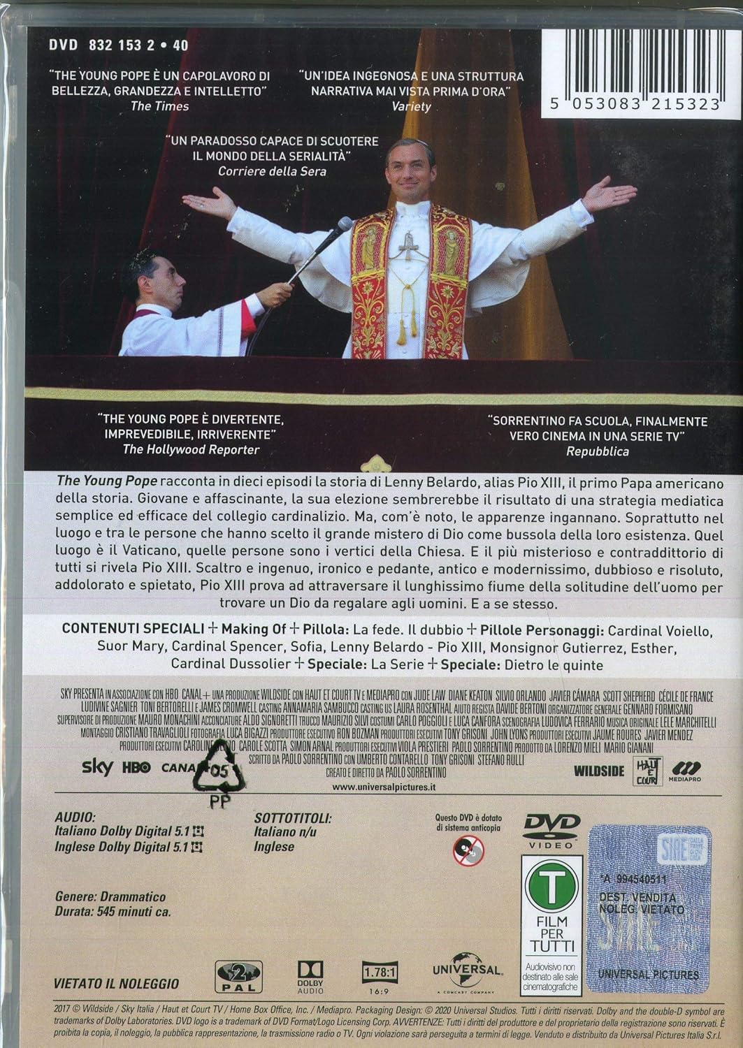Young Pope (The) (4 Dvd)