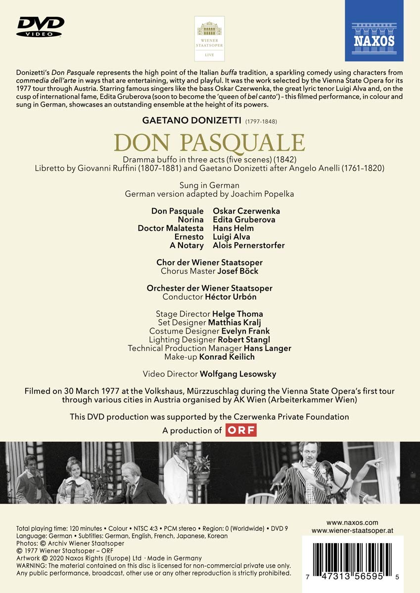 Gaetano Donizetti: Don Pasquale (Wien 1977
