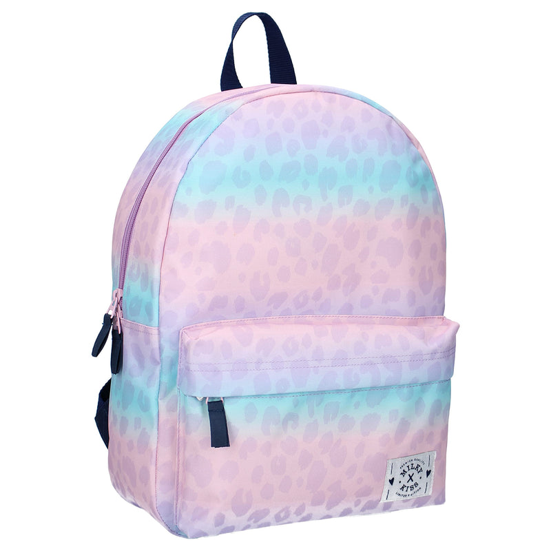 Milky Kiss rugzakken Stay Cute-Backpack-with Your Favorite Hero Print-Ideal for The Young Adventurer-Blue-Multicolour
