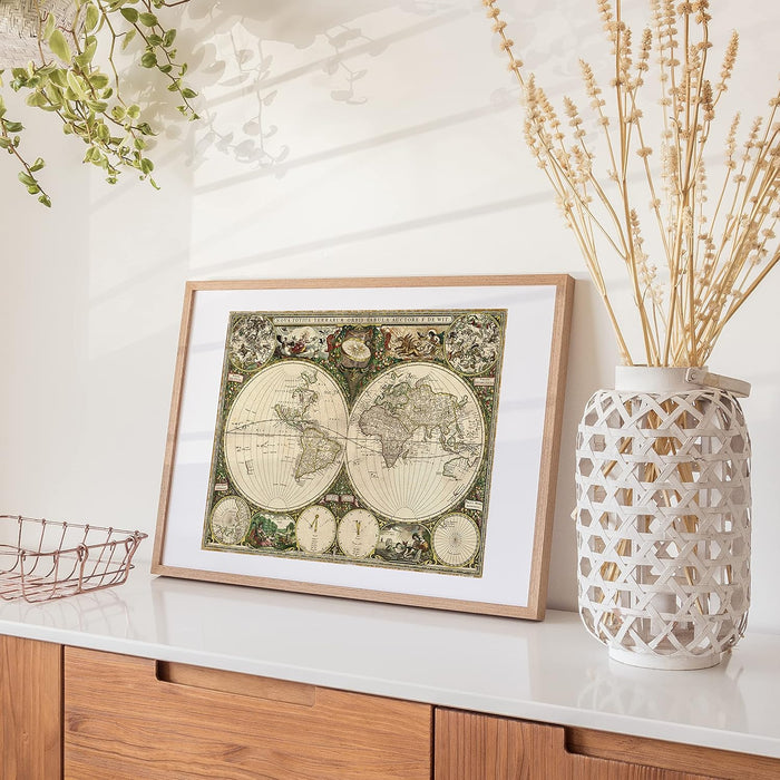 Mindbogglers Gold Jigsaw: Vintage World Map